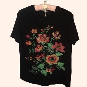 ZARA / floral tee